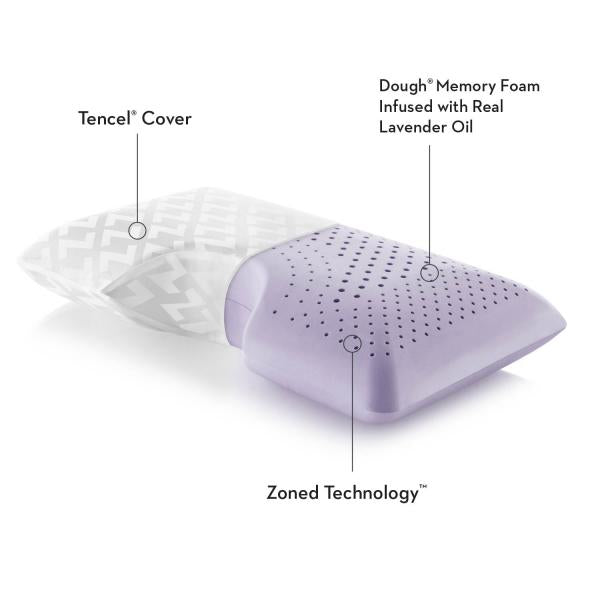 Pillow - Z Shoulder Zoned Dough® + Lavender - Spine Align